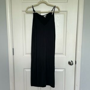 Gray/Black A New Day V Neck Tank Dress in XS